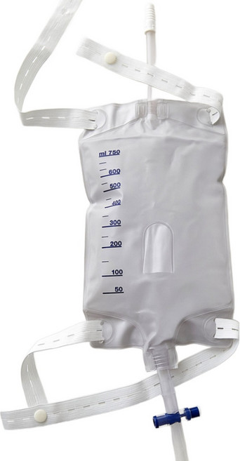세운메디칼 멸균 휴대용 유린레그백 소변주머니 URINE BAG 750ml 1EA, 750 mL, 1개