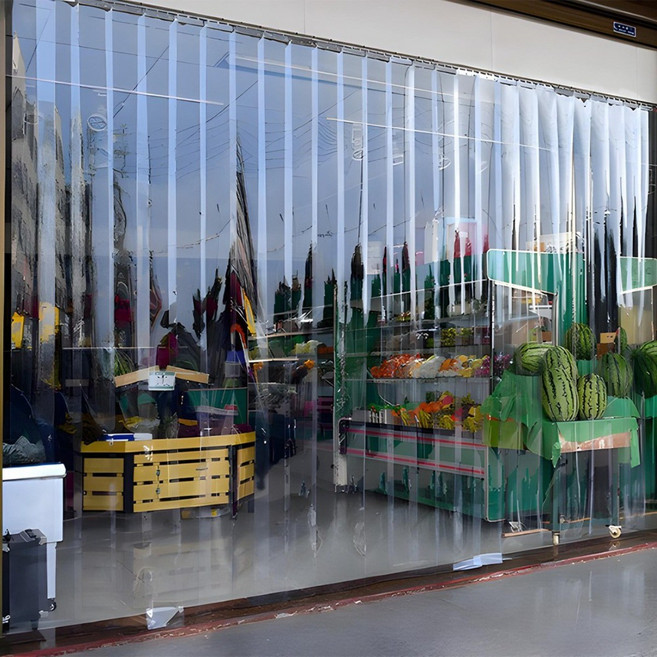 비닐커튼 방풍 바람막이 공장 탑차 출입문, 1세트