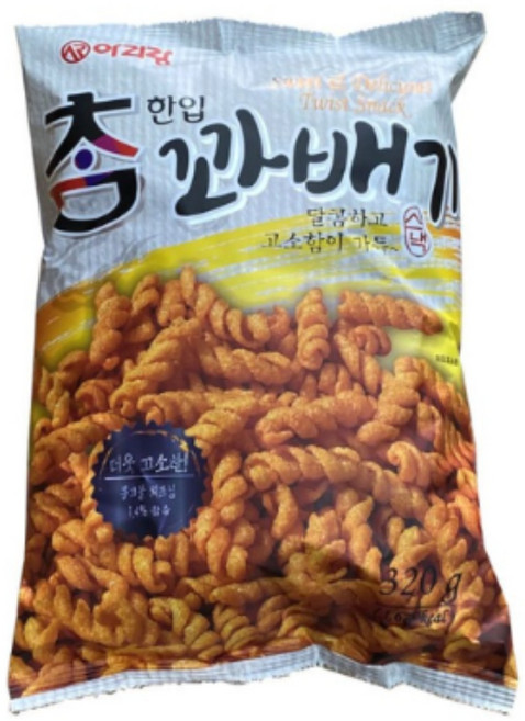 아리랑 한입참 꽈배기, 320g, 5개