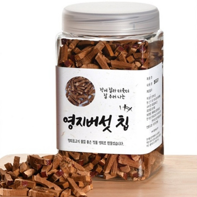 간편한 참나무 영지버섯칩 조각 100g, 1개