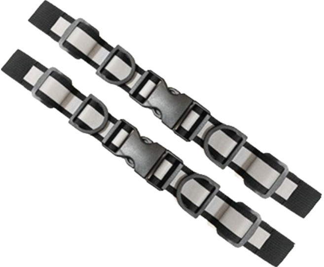 Gueray 야간 빛반사 가방 보조 버클 가방 흘러내림방지 스트랩 체스트벨트 버클밴드 캠핑 배낭 하이킹 2개 세트