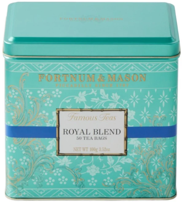 영국 포트넘 앤 메이슨 FORTNUM & MASON Royal Blend 로얄 블렌드 홍차 틴 50티백, 3개, 50개입 - 쿠팡