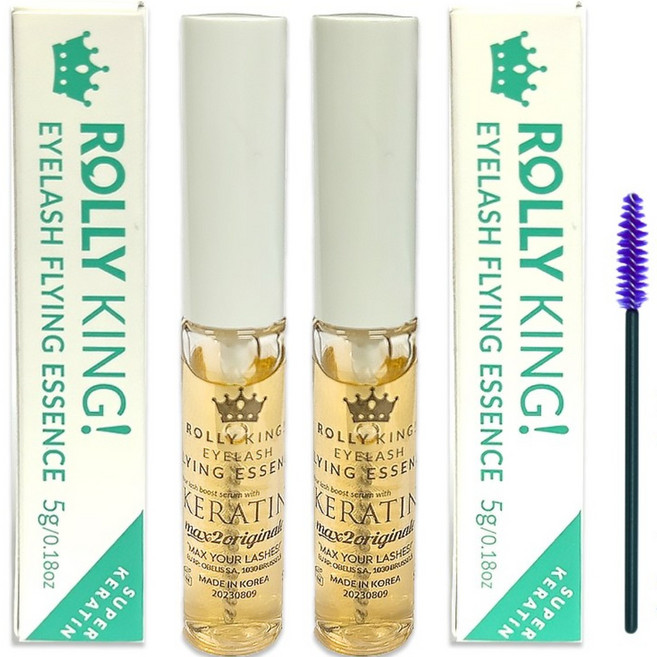 롤리킹 아이래쉬 플라잉 에센스5g+5g 속눈썹브러쉬증정, 5g