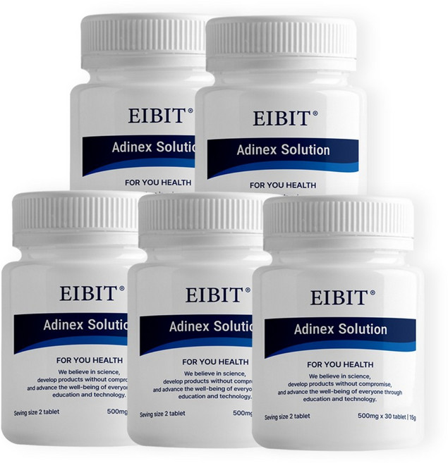 [특허원료] 아디넥스 솔루션 식탐 포만감, 5개, 30정