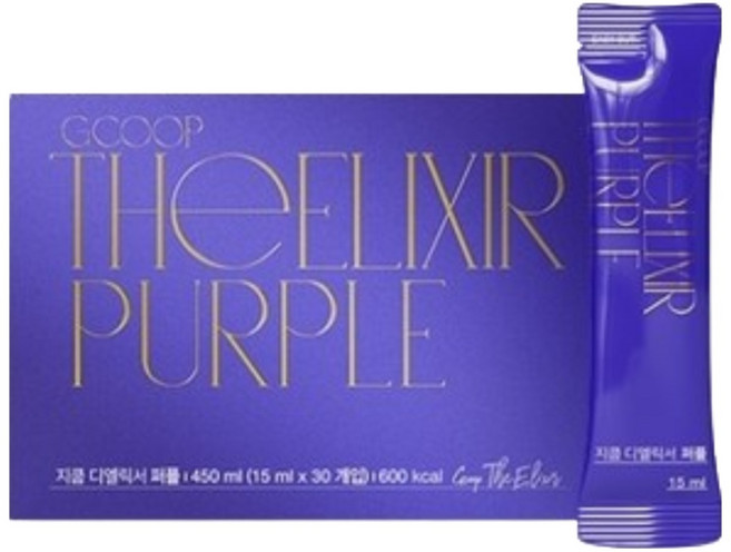[GCOOP]최신정품 지쿱 디엘릭서 퍼플 /호장근 포도씨 석류의 완벽한 배합 / 지쿱퍼플, 1박스, 450ml