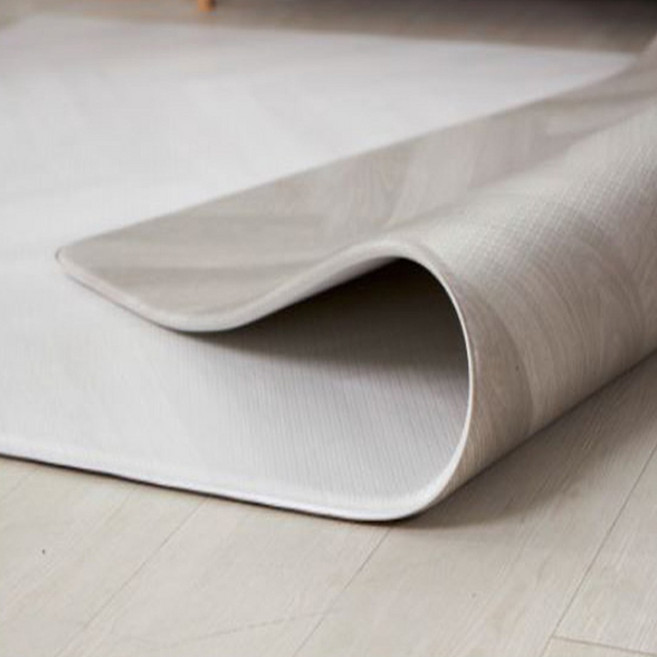 양면 놀이방매트 놀이매트 유아 아기 거실 바닥 복도 쿠션 층간소음 방지 애견 강아지 대형 특대형 어린이 집 베란다 두꺼운 북유럽 형 170 200 230 pvc 방수 안전, 6_(양면)그레이우드+화이트우드