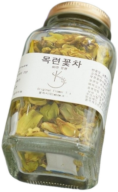꽃차시대 목련 꽃차 잎 신이차 40잔 이상, 10g, 40개입, 1개