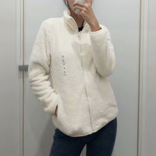 바른 가볍고 따듯한 뽀글이 후리스 기능성 방한 슬림핏 쉐르파 집업