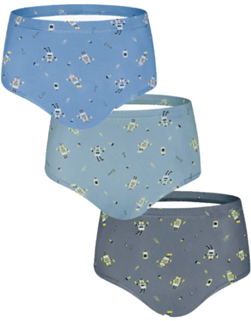 BYC 남아용 키즈스 드리머 순면 삼각 3종 세트