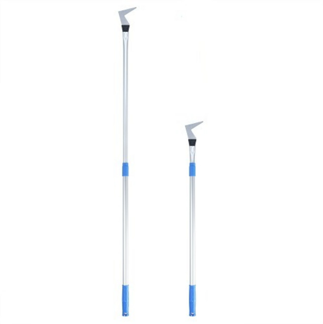 2단 장대 스크래퍼 88~114cm 갈고리 긴헤라 틈새 천장청소 형광등청소, 1개