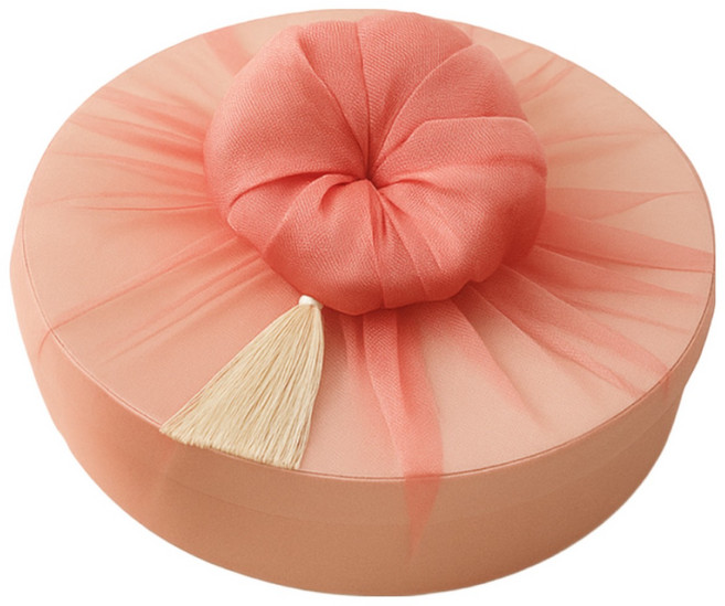 한결맛담 수제 찹쌀 약과 보자기 포장 (10구 400g 15구 600g) 외국인 선물 핑크, 1세트