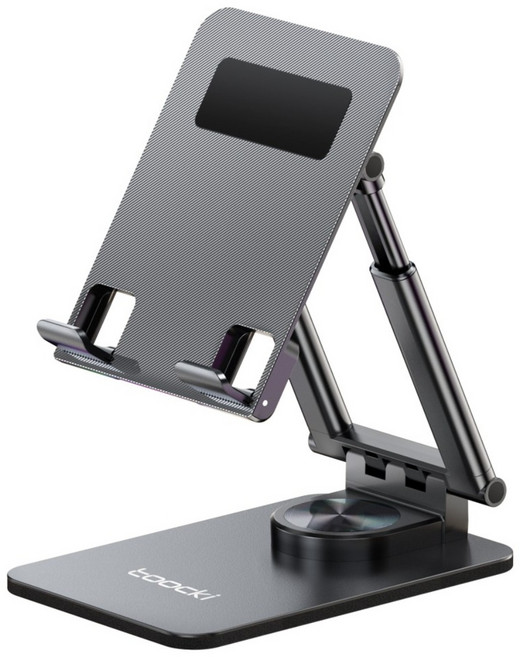 Toocki 360도 회전 탁상용 태블릿PC 스탠드 거치대, 블랙