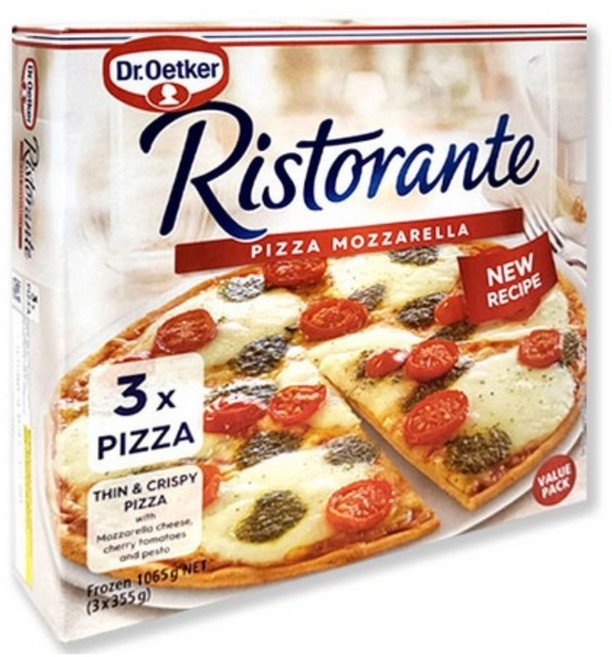 닥터오트거 리스토란테 피자, 6개, 335g