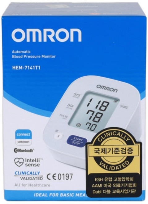오므론 자동 전자혈압계 HEM-7141T1, 1개