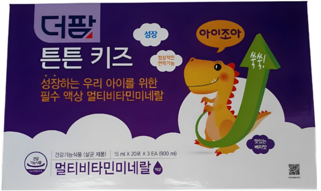 (최신제품)더팜 튼튼 키즈 멀티비타민 15g x 60포, 60회분, 1개