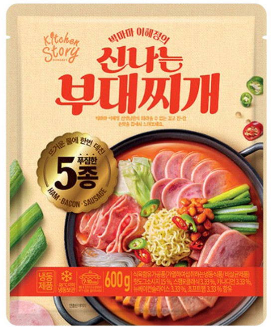 빅마마이혜정 부대찌개, 8개, 600g