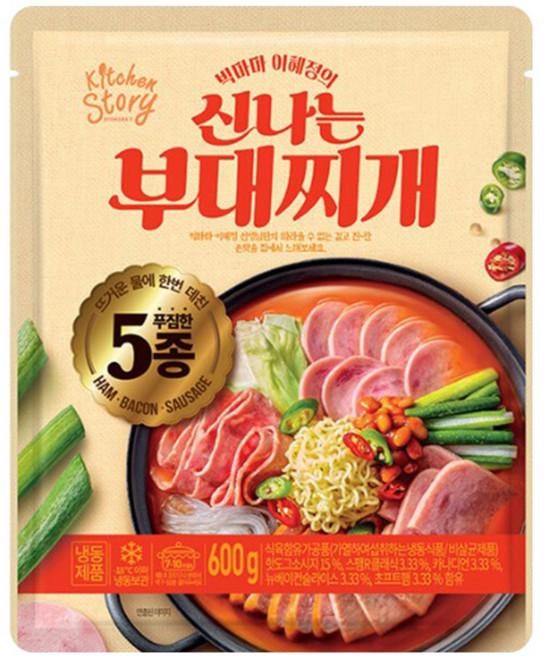 빅마마이혜정 부대찌개, 10개, 600g