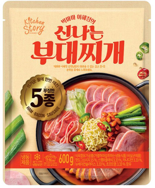 빅마마이혜정 부대찌개, 7개, 600g