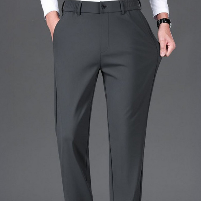 [김영주골프] 봄가을 겨울기모 2스타일 프리미엄 스판 반밴딩 필드룩 남성 골프바지 KPFMSL17