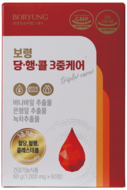 보령 당행콜 3중 케어 1개월분, 1박스, 60정