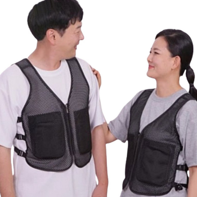 Hansol 한솔 아이스 쿨 조끼 냉매팩 쿨조끼 매쉬 쿨링 냉감 조끼