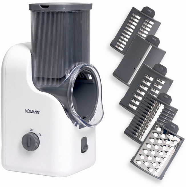 전동채칼 오토슬라이서 2세대 ASL286DTW (채칼 5종 포함), 1개, 화이트+그레이