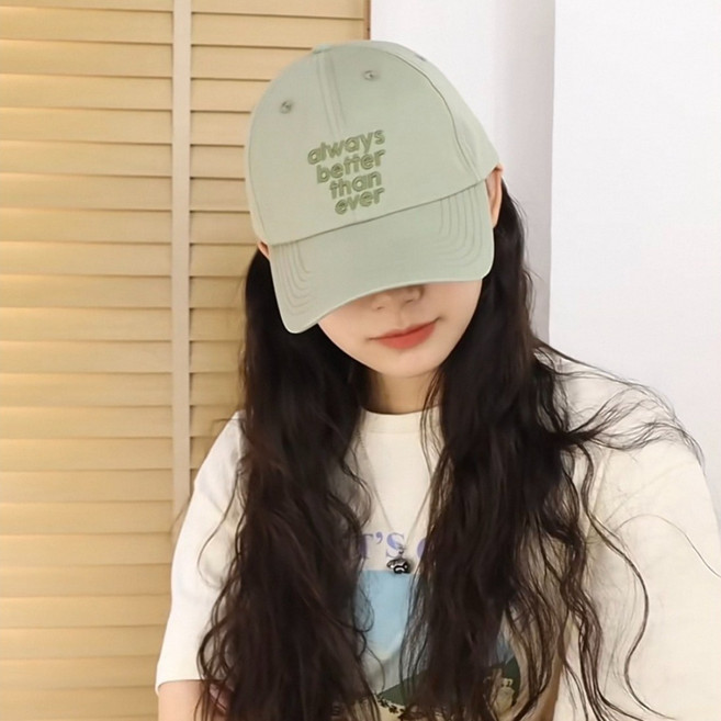 빅비쥬 레터링 볼캡 모자