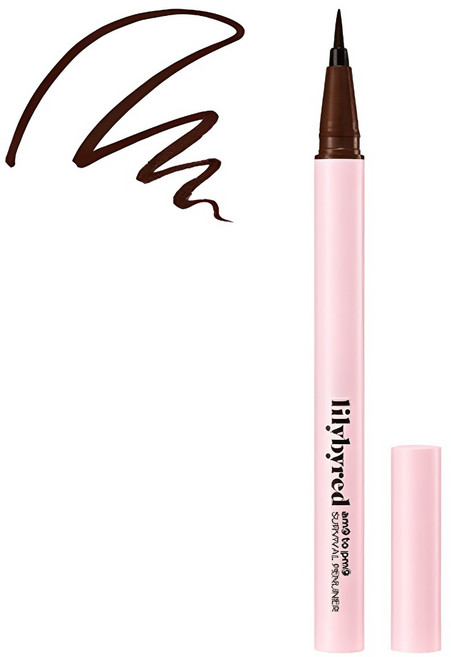 릴리바이레드 나인투나인 서바이벌 펜라이너 0.6g, 매트브라운, 1개