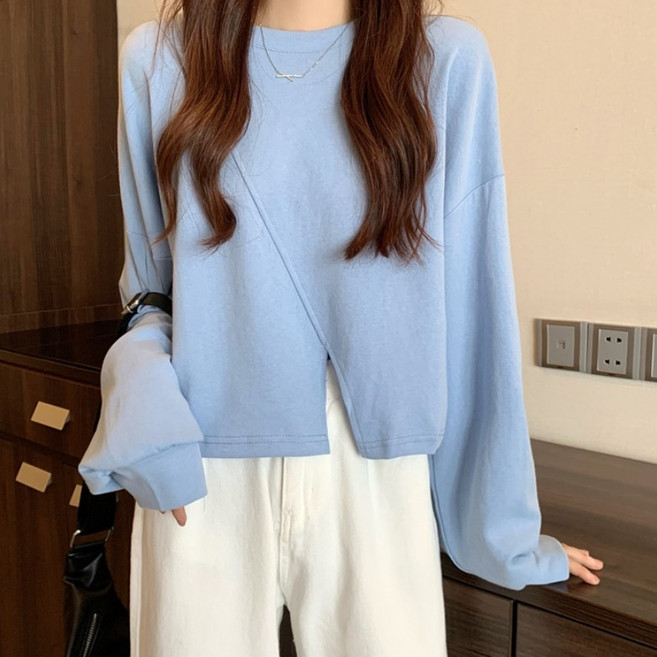 Havos 해외직구 무난히 편안하다 레이어드티 출근 통근 필수 긴팔면티