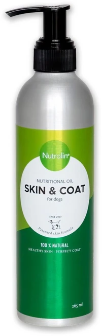 강아지 피부 영양제 알러지 발사탕 반려견 핀란드 오메가3 뉴트롤린 스킨앤코트 260ml, 1개 - 쿠팡
