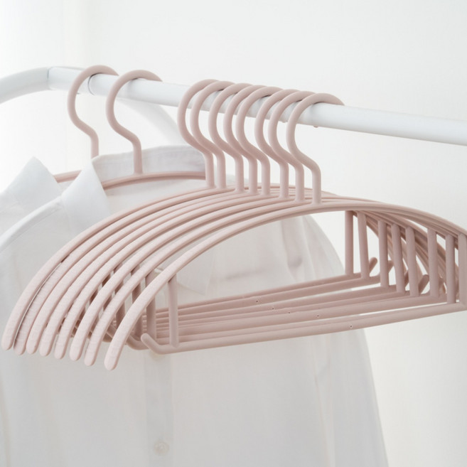 제이밀 어깨뿔방지 옷걸이, 핑크, 10개