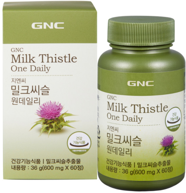 GNC 밀크씨슬 원데일리, 60정, 1개