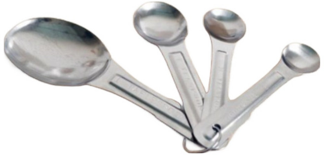 일본 미넥스 스텐 계량스푼 4P세트, 1세트