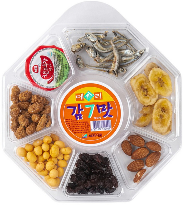 [잇츠팩] 감7맛 맥주플래터 마른안주세트 A (7종), 1개, 65g