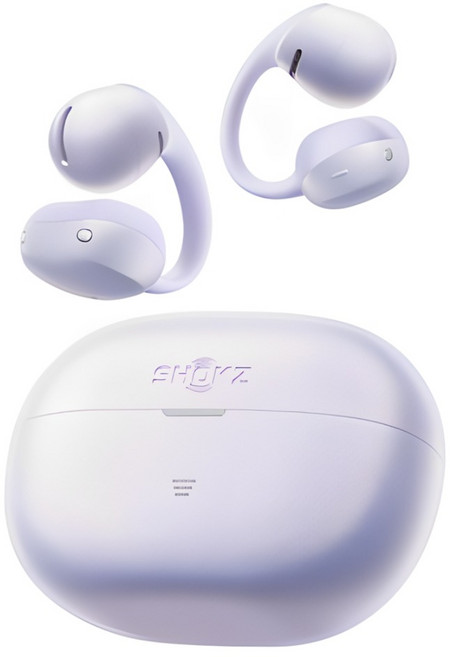 샥즈 신제품 오픈닷 에어 OpenDots Air E210 이어클립형 오픈형 블루투스 이어폰, 데이브레이크 퍼플-PR