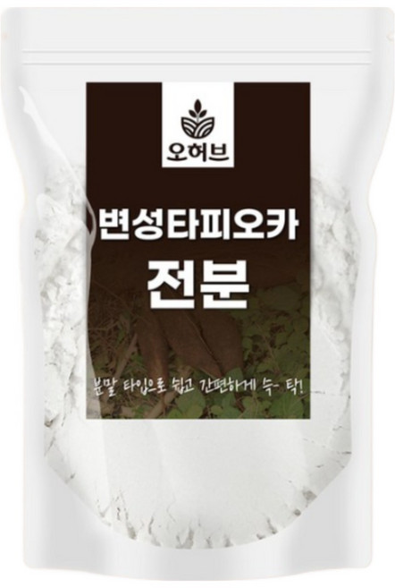 타피오카전분 타피오카가루 1kg(500gx2), 500g, 2개