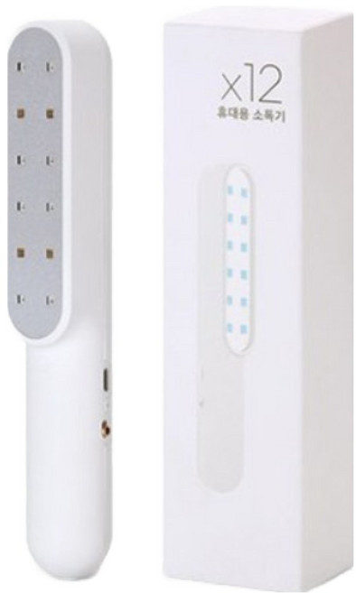 시그마네트웍스 올케어 휴대용 UVC LED 소독기 유모차 자외선살균기 X12 UVC살균소독기, UVC살균소독기 (X12)