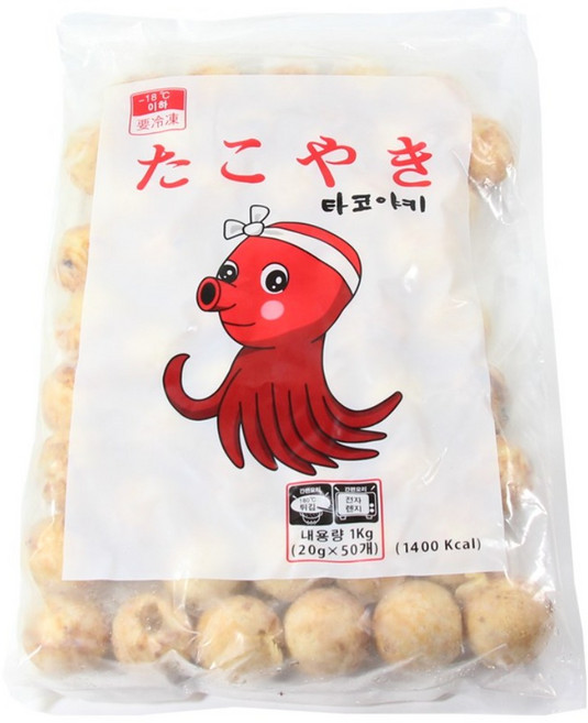 해물총각 타코야끼 1kg 50개입, 1개