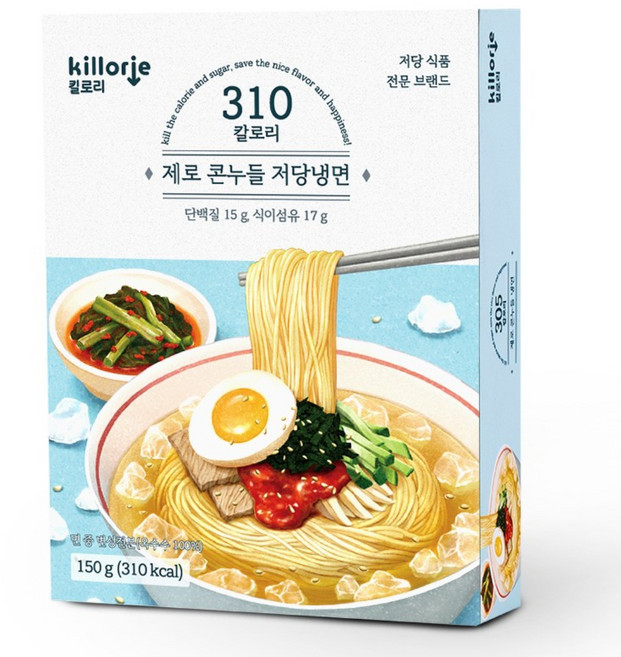 킬로리 제로콘누들 저당 냉면, 6개