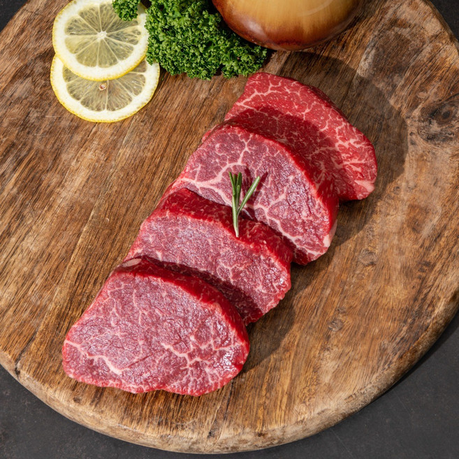 [함평천지한우] 축협 국내산 소고기 1+등급 한우 안심 300g, 1팩