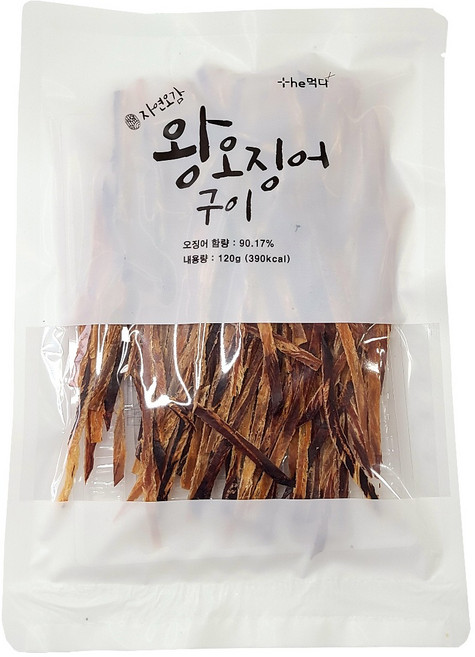 더먹다 왕오징어구이, 120g, 1개