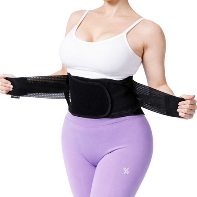 닥터써클 허리보호대 얇은 허리 복대 디스크 지지대 밴드 헬스 리프팅 다이어트 복압 벨트, 1개