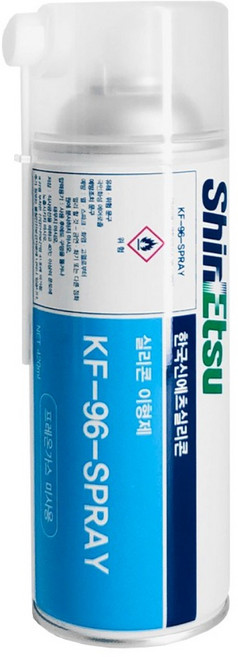 철공자 신에츠 실리콘 오일 KF-96-SPRAY + 작업장갑 자동차 기계 차량용 다용도 KF96 이형제, 1세트