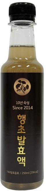 천연 무첨가 10년숙성 은행발효식초 250ml
