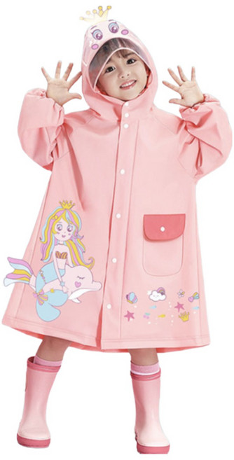 리치모리 완벽방수 EVA 아동우비