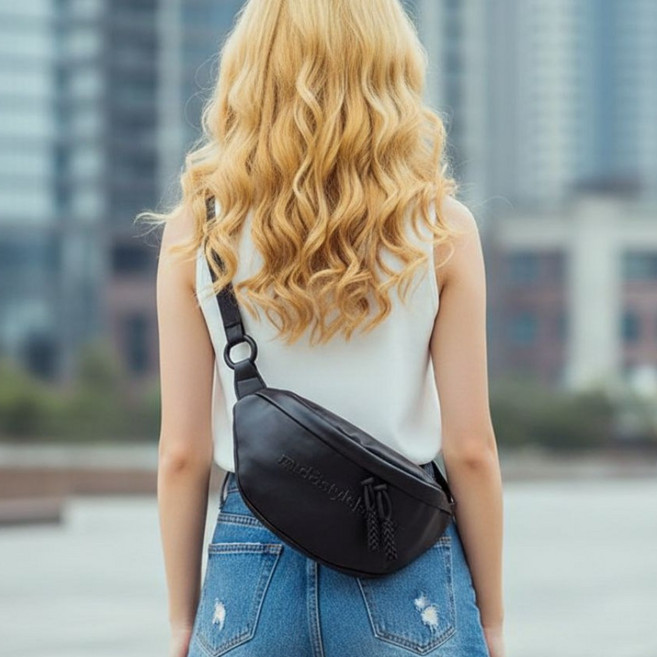 뚜비즈 반달 캐쥬얼 여행용 크로스백 슬링백 메신저백 힙색 가벼운 가방