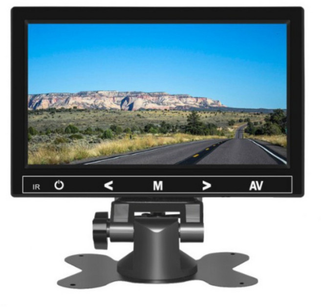 고화질 AHD + IPS 패널 7인치 / 9인치 LCD 모니터 거치형 후방카메라용 대화면 모니터, 7인치모니터(AHD+IPS패널)