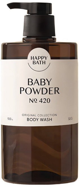 해피바스 오리지널 컬렉션 바디워시 베이비파우더향, 910g, 1개