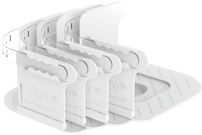 슈퍼코리아 고급 침대 시트 정리, 4개, 화이트