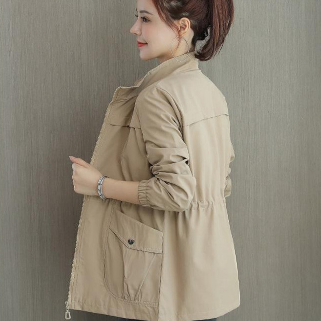 루스리더 여성 데일리 밴딩소매 후드 집업 자켓 M328